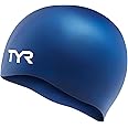 TYR Adult Wrinkle Free Silicone Swim Cap for Drag Reduction and Hair Protection