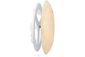 Vindar Sauna Room Air Vent 3.74" Round Pine Wooden Sauna Adjustable Exhaust Air Ventilation for Barrel Sauna, Sauna Room, Steam Room Exhaust Ventilation