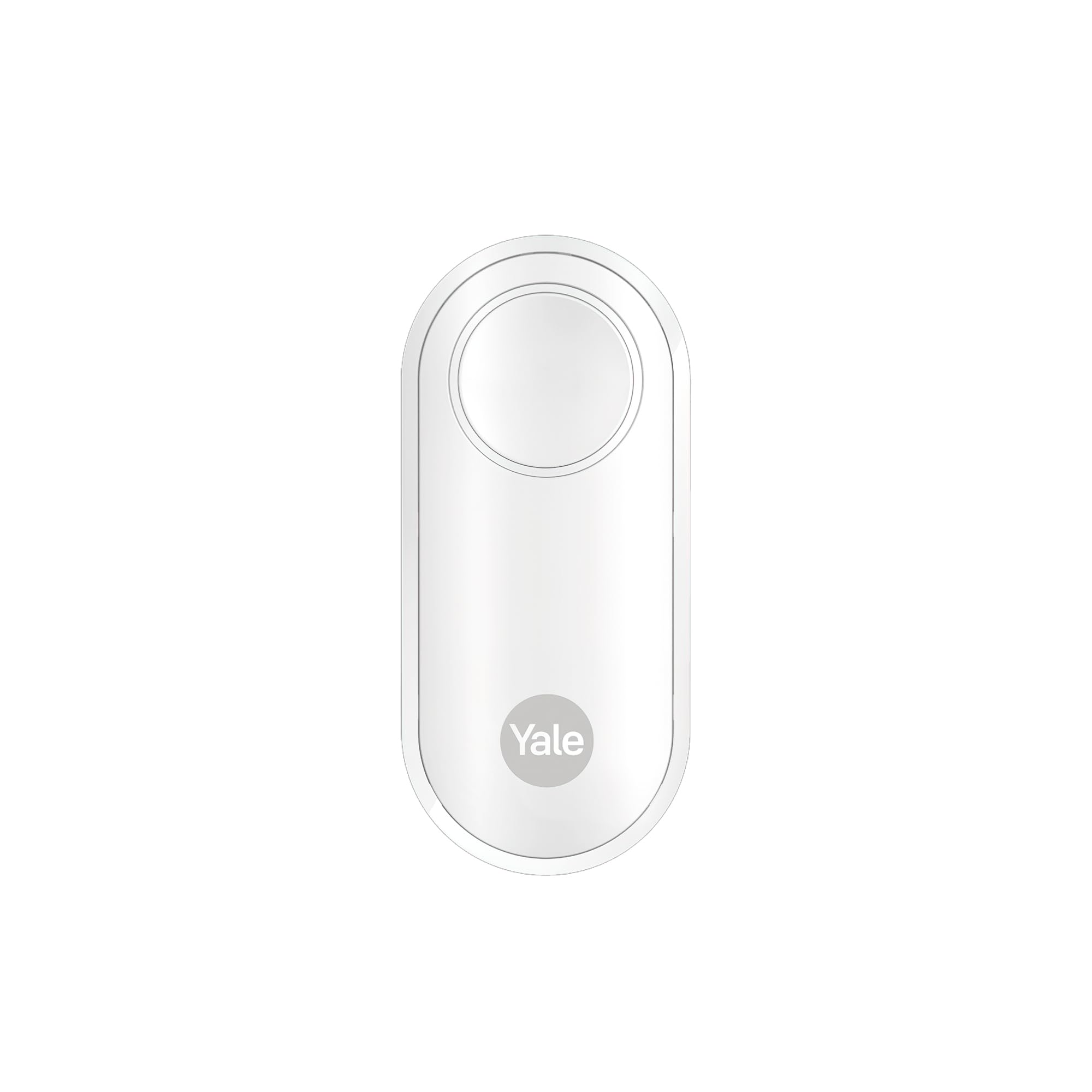 Yale Alarm Button, Multi-use: Doorbell or Panic Button, Real-time Alarm Alerts, Compatible with Yale Smart Alarm, Accessories, White, AL-PB-1A-W