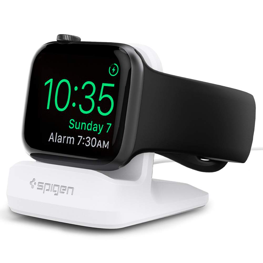 Spigen S350 Designed for Apple Watch Stand for 44mm/40mm Series 6/SE/5/4 and 42mm/38mm Series 3/2/1 - White