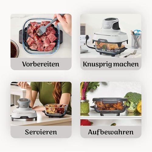 CRISPi Tragbare Heißluftfritteuse mit Tragetasche, 3,8 l & 1,4 l