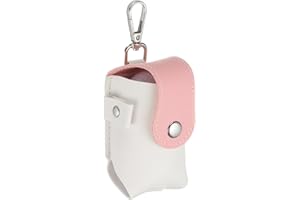uxcell Golf Ball Bag, Portable PU Leather Golf Ball Pouch with Belt Clip Storage Bag with Tee Holder for Men and Women