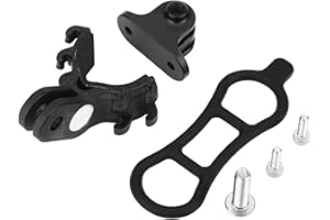Bicycle Holder Base Fixing Mount for Gopro Camcorder - Durable Aluminum Alloy, Easy Installation, Includes Front Light Bracke