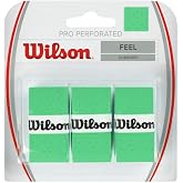 WILSON Perforated Pro Tennis Racquets Over Grip, Green