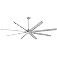 Westinghouse 7224900 Widespan Industrial Ceiling Fan with Remote, 100 Inch, Brushed Nickel
