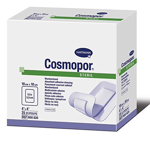 cosmopor steril 4 x 4 - caja de 25