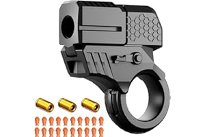 Addcean Metal Fidget Toys - Alloy Fidget Ring Fingertip Launcher, Adult Sensory Stress Relief Toys for Home Office Executive Desk (Black)
