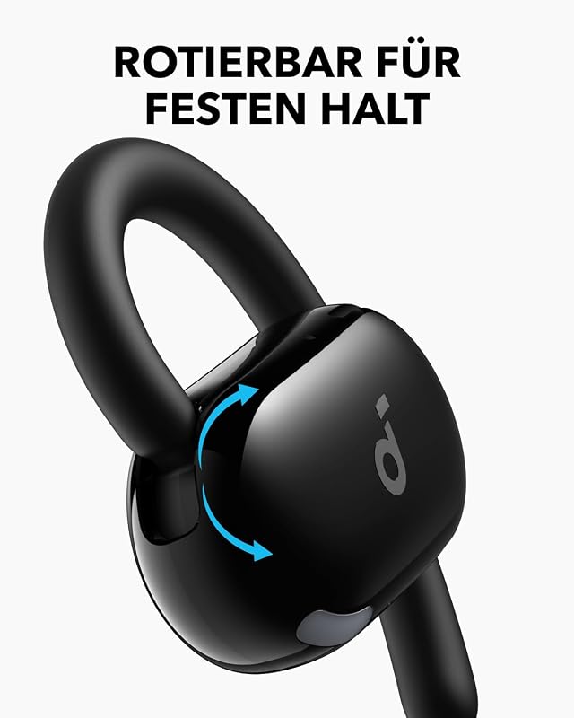 by Anker V20i Open-Ear Kopfhörer verstellbare Ohrhaken, BT 5.4