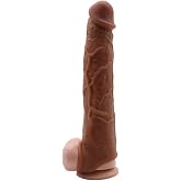 Newly Bigger Double Open Realistic Sleeve Extender Sheath for Men Male Enhancement Extension Sleeve Cover WZ06 10.6in