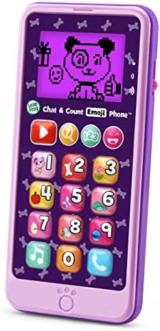 LeapFrog Chat and Rely Emoji Telephone, Purple