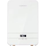 Electric Tankless Water Heater, ECOTOUCH 6.5KW 240V On Demand Bathroom Water Heater Self-Modulating Instant Hot Water Heater 