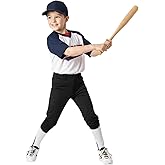 DEVOROPA 2T-15Years Toddler Baseball Pants Youth Boys Girls Softball Pants Kids Fast Pitch Tee Ball Practice Pants Pockets