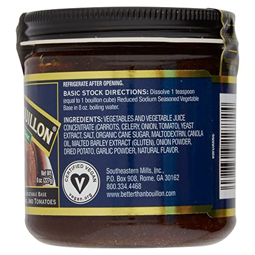 Better Than Bouillon All Natural Reduced Sodium Vegetable Base, Made