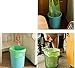 Plinrise Colored Trash Garbage Wastebasket Bags with Handle-tie, Pack of 150 Counts, Small Size 27-liters/5.5-gallon (Pack of 1)