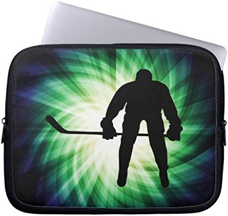 Eratio Cool Hockey Player Neoprene Laptop Sleeve 12 Inch Macbook Air Case Macbook Pro Sleeve and 12 Inch Laptop Bag