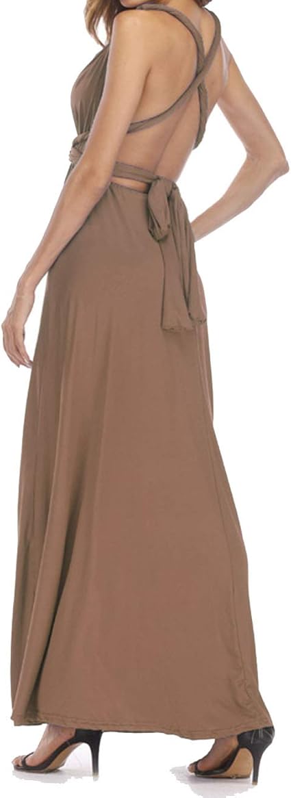 brown infinity dress
