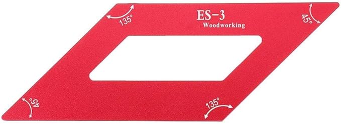 ULIULINH Ampliar Aleación de Aluminio de 45 Grados de la Madera Trazado