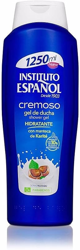 Gel de banho cremoso do instituto espanhol com manteiga de karité 1250 ml