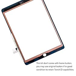 Zentop Touch Screen Digitizer for Black iPad 7/8