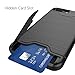 Teelevo Wallet Case for iPhone 7 Plus/iPhone 8 Plus - Dual Layer Shock Absorbent Case with Card Slot Holder and Kickstand for Apple iPhone 7 Plus (2016) / iPhone 8 Plus (2017) - Black