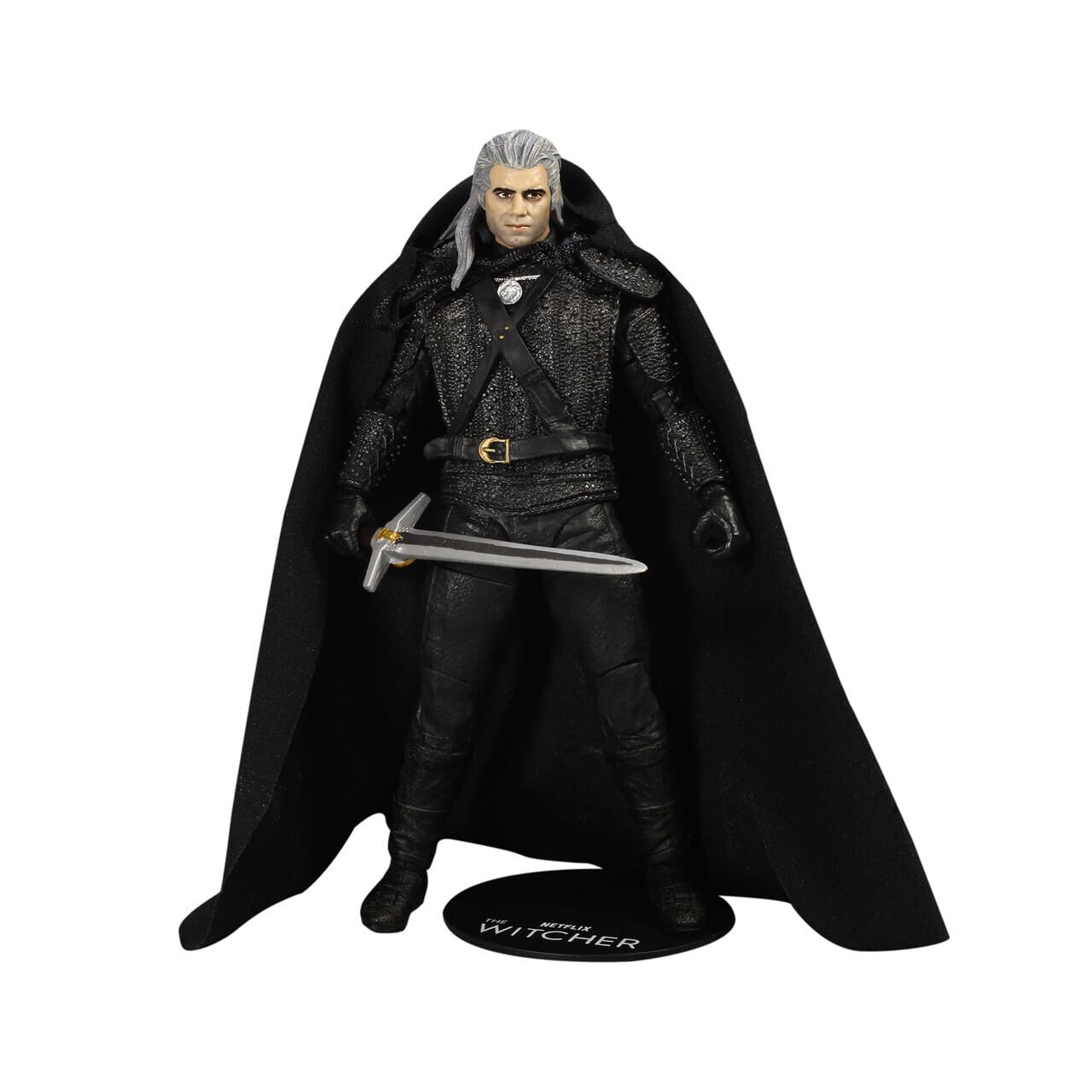 McFarlane TM13801 Witcher Netflix 7IN WV1-GERALT of Rivia (Season 1) -with Cloth Cape, Multicolour, 13803