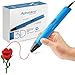 Professional 3D Printing Pen with OLED Display for Doodling Drawing Modeling -3D Pen Doodle Lightweight Portable Compatible with Power Bank + 3 Packs of 1.75 mm ABS/PLA Filaments + 2 Drawing Stencils
