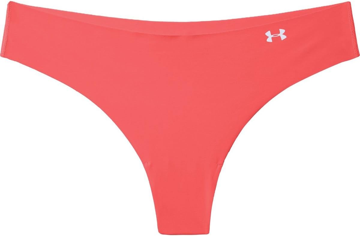 Under Armour Women's Pure Stretch Thong, After Burn (877)/White, X
