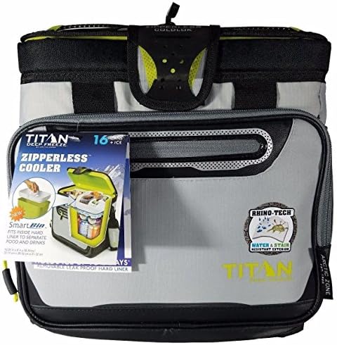 Zipperless Cooler by Arctic Zone Titan (GRAY) 16 Can