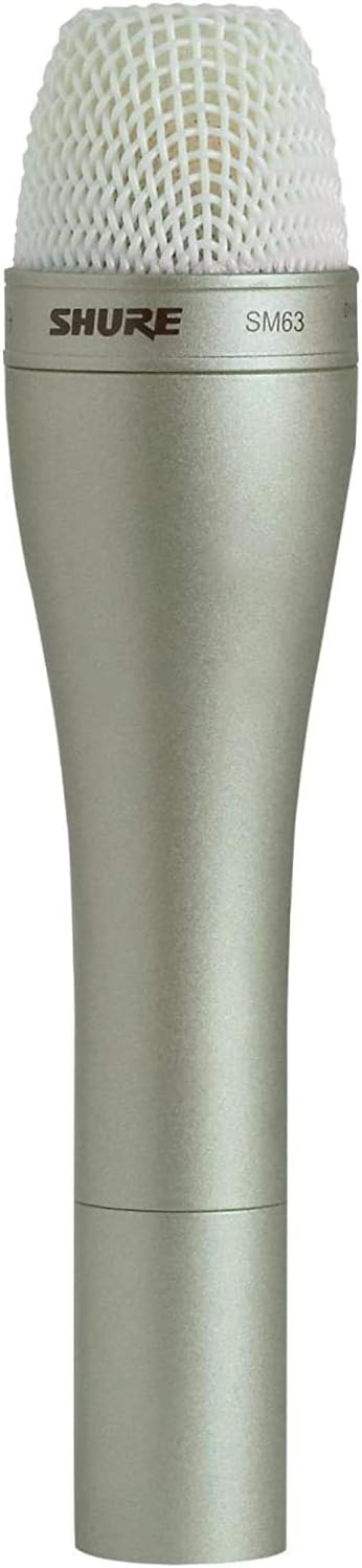 Shure Instrument Condenser Microphone, Black (SM63): Musical Instruments