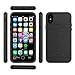 iPhone X Case, iPhone 10 Case, FugouSell [Foldable Stand & Card Slot] Premium Rugged Dual Layer Heavy Duty Protective Bumper Back Case Shock Absorption Wallet Cover for iPhone X / iPhone 10 Smartphone