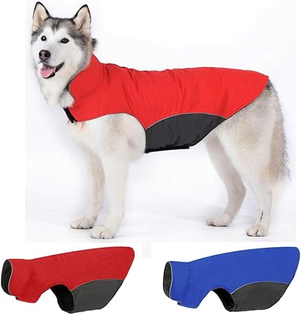 waterproof fleece lined dog coat