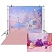 Funnytree 5x7ft Photography Backdrops Background Blue Bokeh Dreamy Night Castle Boy Girl Summer Baby Shower Photography Studio