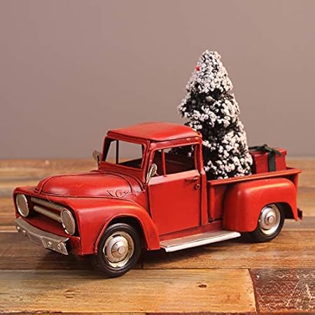 Regali Di Natale Fatti Mano.Yopdne Modello Di Camion Fatti A Mano Regali Di Albero Di Natale Di Natale Amazon It Casa E Cucina