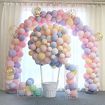 My Party Store Dot Com Multi Color Pastel Macaroon Balloons Party