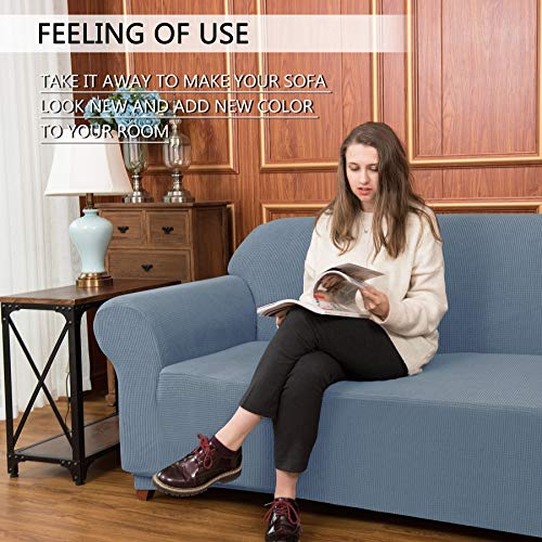 image for Subrtex 1-Piece Jacquard high Stretch Sofa slipcover, Furniture Protec