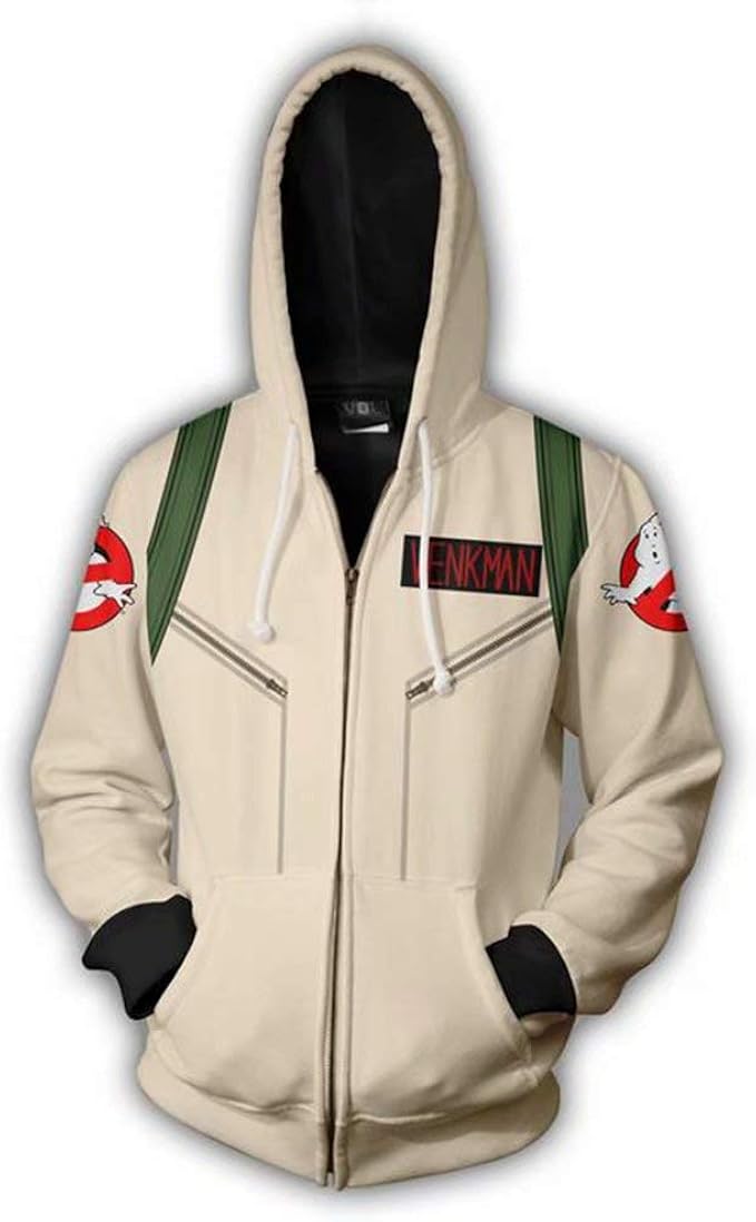Ghostbusters Hoodie 3D Print Graphic Cosplay Long Sleeve Pullover