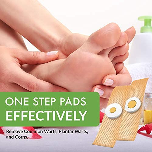 Wart Remover Pads, Remove Plantar and Common Warts Advanced Natural