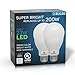 Great Eagle LED 23W Light Bulb (Replaces 150W – 200W) A21 Size with 2600 Lumens, Non-Dimmable, 3000K Bright White, UL Listed (2-Pack)