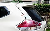 GOOACC Chrome Molding Rear Window Spoiler Side Cover Trim for 2014 2015 Nissan Rogue