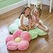 Heart to Heart Daisy Ultra Soft Boa Pillow Size: Small, Color: Purple
