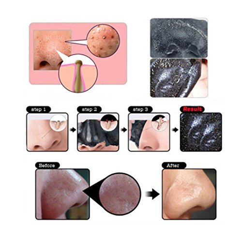 Yeefant Deep Cleansing Purifying Peel Off Face Mask Remove Blackhead Facial Mask DIY Natural Spa Skin Care Cosmetics for Women Adult, Say Goodbye to Oily Skin Strawberry Nose - Thumbnail 5