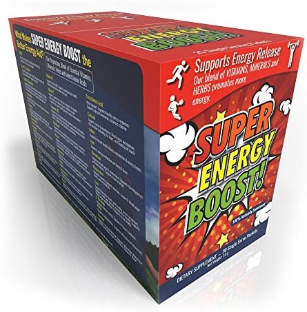 Super Energy Boost Packets 30 Day Supply, TruBaio Nutritional Supplement with Vitamins, Minerals, Herbs and Amino Acids for Medicinal Health