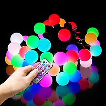 Amazon Co Jp 電光ホーム Led イルミネーション ストレート カラーボール ライト マルチカラー 53パターン 点灯 リモコン付属 5m 50球 ブラックケーブル 屋外 防水 防雨 ガーデン 屋外イルミネーション ホーム キッチン Amazon Co Jp 電光ホーム Led イルミネーション ストレート カラーボール ライト マルチカラー 53パターン 点灯 リモコン付属 5m 50球 ブラックケーブル 屋外 防水 防雨 ガーデン 屋外イルミネーション ホーム キッチン