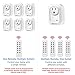 Etekcity Wireless Remote Control Electrical Outlet Switch for Household Appliances, Wireless Remote Light Switch, White (Learning Code, 3Rx-1Tx) (H2)