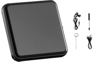 Uargd Magnetic Voice Activated Recorder, 128GB, Digital Voice Recorder with Playback, 8730 Hours Recording Storage 100 Hours 