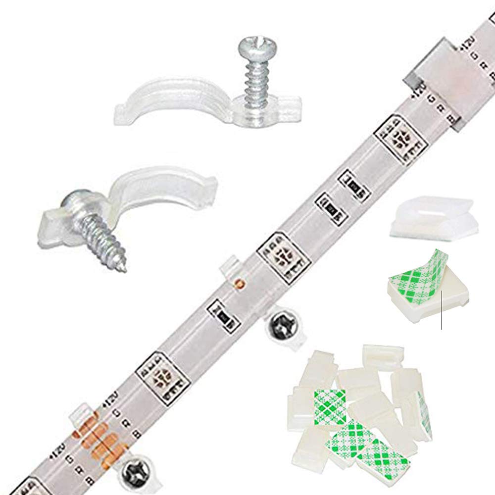 Griver 100 Pack Strip Light Mounting