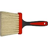 ALLWAY BMTS Heavy-Duty Masonry Brush, 4 1/2&Prime; | Natural Tampico Bristles, Ideal for Cement and Concrete