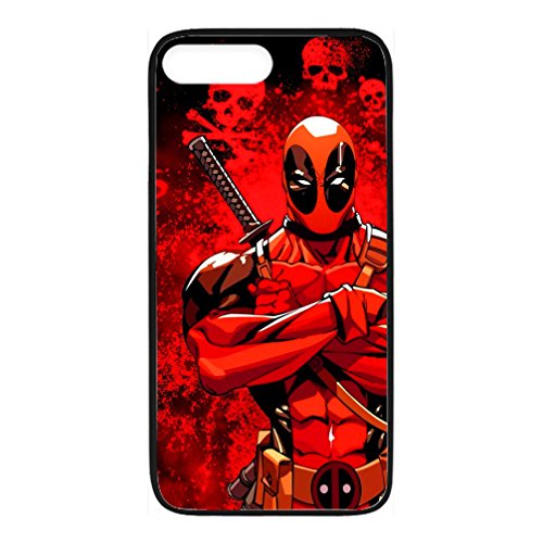 JIUDUIDODO Deadpool iPhone 7Plus 5.5" Custom Plastic & TPU Cases (Laser Technology)