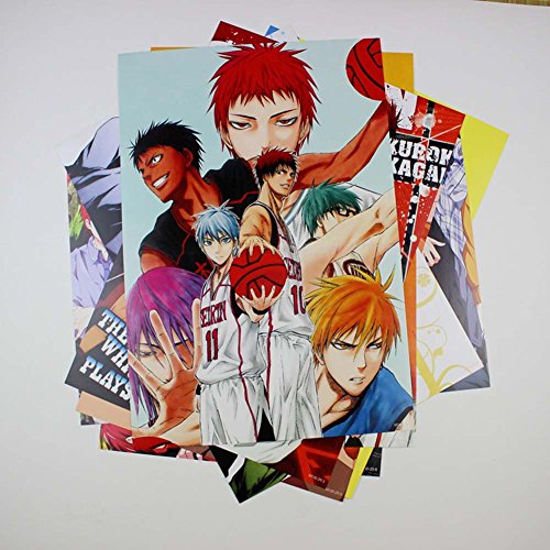 Touirch Anime Kuroko's Basketball Wall Sticker Kagami Taiga Poster Set
