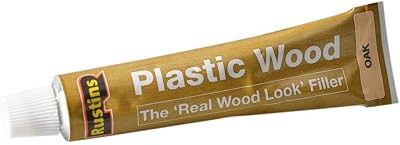 Rustins Plastic Wood Oak 5015332220069 Quick Drying Filler Waterproof